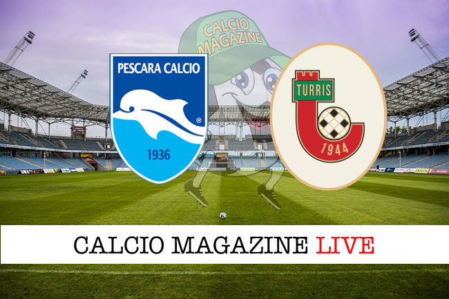 Pescara Turris cronaca diretta live risultato in tempo reale