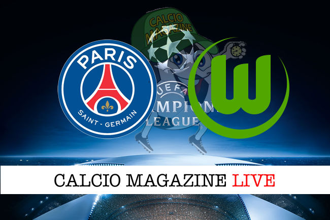 PSG Wolfsburg cronaca diretta live risultato in tempo reale