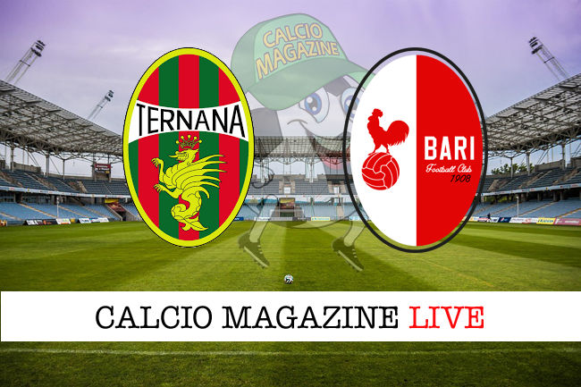 Ternana Bari cronaca diretta live risultato in tempo reale