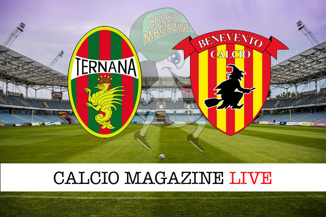 Ternana Benevento cronaca diretta live risultato in tempo reale