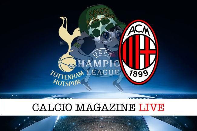 Tottenham Milan cronaca diretta live risultato in tempo reale