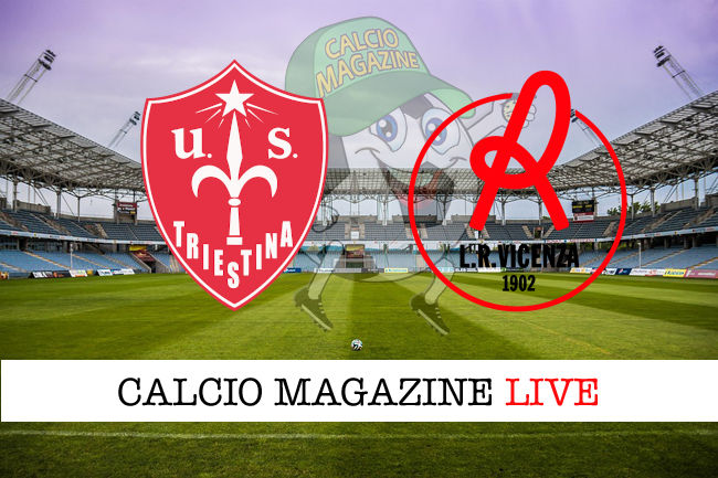 Triestina Vicenza cronaca diretta live risultato in tempo reale