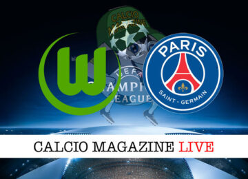 Wolfsburg PSG cronaca diretta live risultato in tempo reale