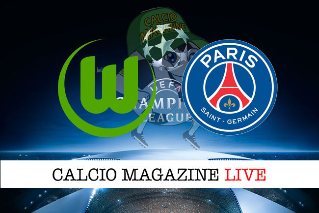 Wolfsburg PSG cronaca diretta live risultato in tempo reale