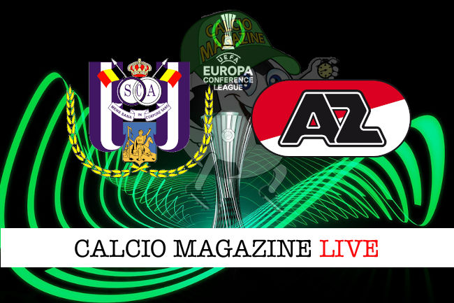 Anderlecht AZ Alkmaar cronaca diretta live risultato in tempo reale