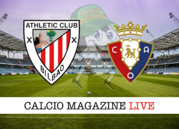 Athletic Bilbao Osasuna cronaca diretta live risultato in tempo reale
