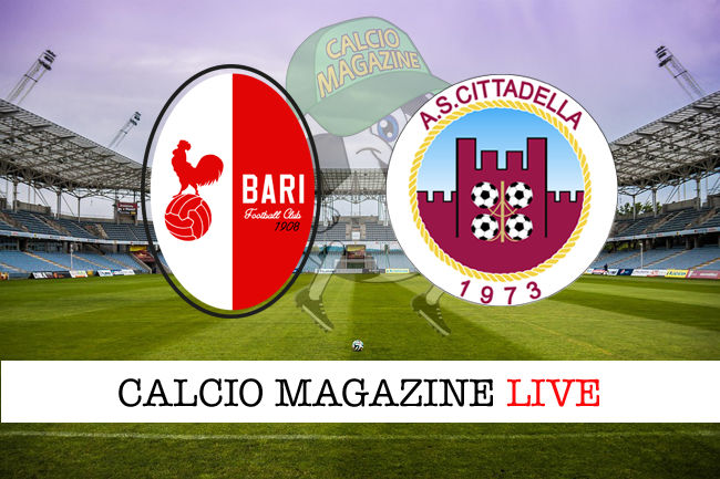 Bari Cittadella cronaca diretta live risultato in tempo reale