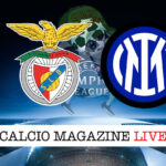 Benfica Inter cronaca diretta live risultato in tempo reale