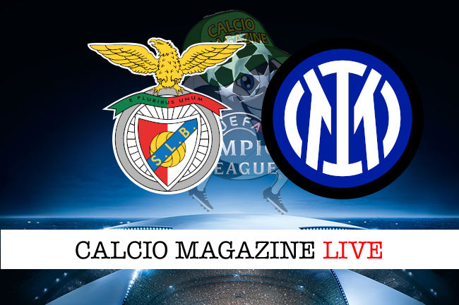 Benfica Inter cronaca diretta live risultato in tempo reale