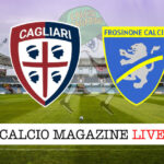 Cagliari Frosinone cronaca diretta live risultato in tempo reale