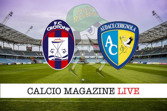 Crotone Audace Cerignola cronaca diretta live risultato in tempo reale