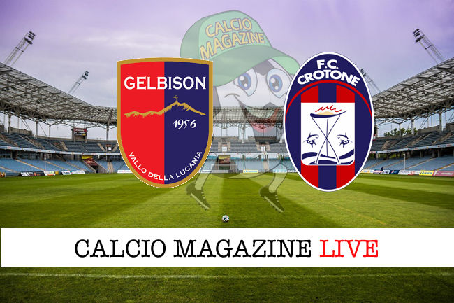 Gelbison Crotone cronaca diretta live risultato in tempo reale