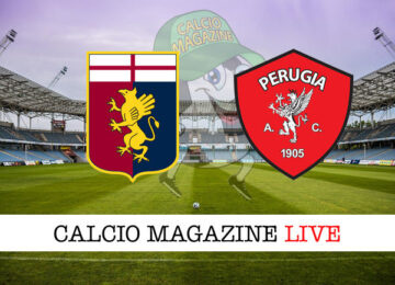 Genoa Perugia cronaca diretta live risultato in tempo reale