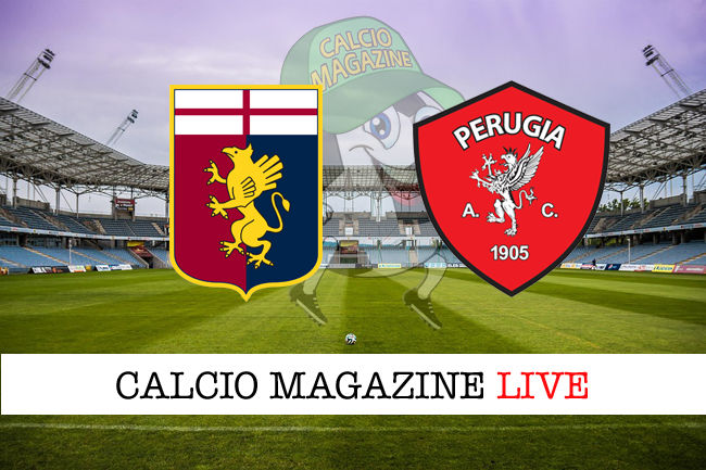 Genoa Perugia cronaca diretta live risultato in tempo reale