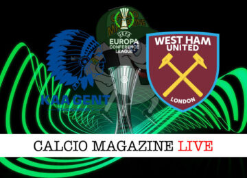 Gent West Ham cronaca diretta live risultato in tempo reale