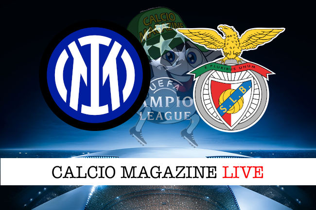 Inter Benfica cronaca diretta live risultato in tempo reale