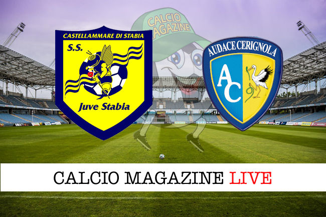 Juve Stabia Audace Cerignola cronaca diretta live risultato in tempo reale