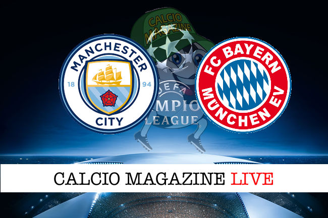 Manchester City Bayern Monaco cronaca diretta live risultato in tempo reale