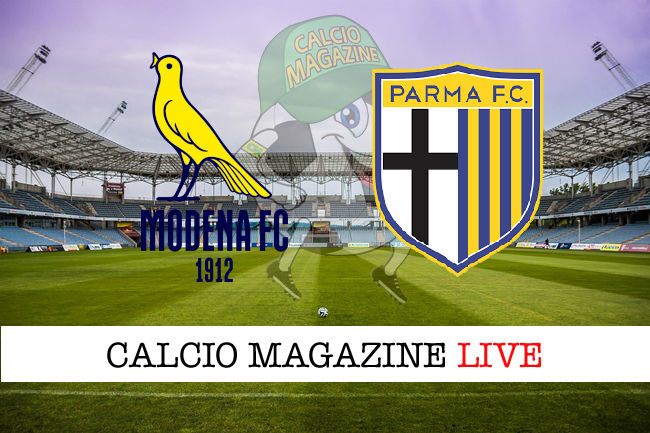 Modena Parma cronaca diretta live risultato in tempo reale