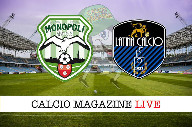 Monopoli Latina cronaca diretta live risultato in tempo reale