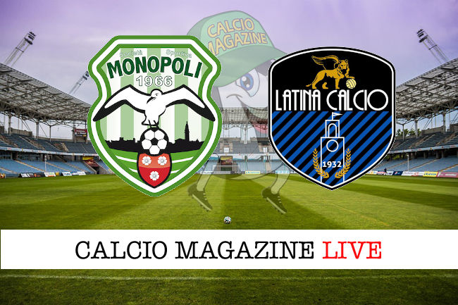 Monopoli Latina cronaca diretta live risultato in tempo reale