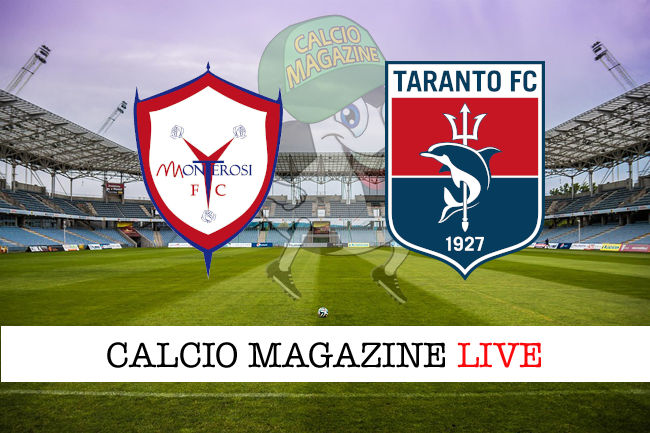 Monterossi Toccia – Taranto 2-3: cobertura ao vivo, placar final e destaques