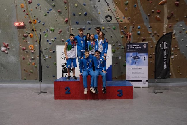 podio coppa europa giovani