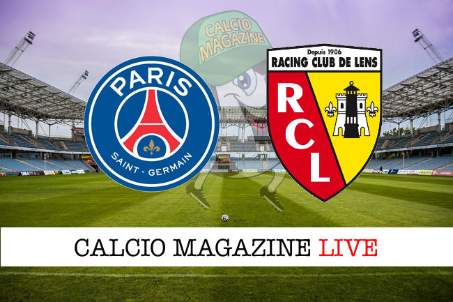 PSG Lens cronaca diretta live risultato in tempo reale