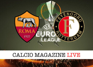 Roma Feyenoord cronaca diretta live risultato in tempo reale
