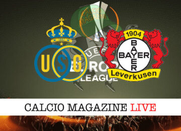 Royal Union Saint Gilloise Bayer Leverkusen cronaca diretta risultato tempo reale