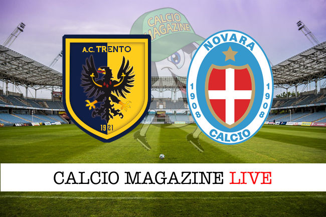 Trento Novara cronaca diretta live risultato in tempo reale