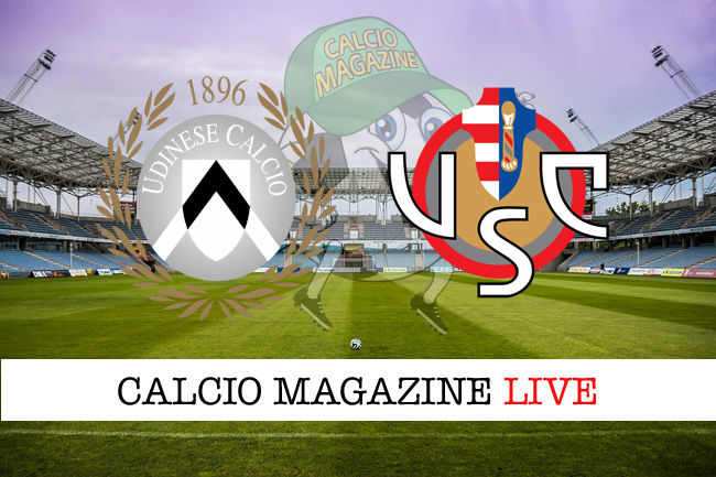 Udinese Cremonese cronaca diretta live risultato in tempo reale