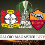 Bayer Leverkusen Roma cronaca diretta live risultato tempo reale