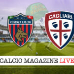 Cosenza Cagliari cronaca diretta live risultato tempo reale