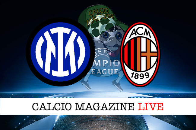 Inter Milan Champions League cronaca diretta live risultato tempo reale