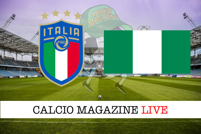 Italia Nigeria cronaca diretta live risultato tempo reale