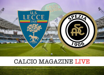 Lecce Spezia cronaca diretta live risultato tempo reale
