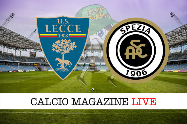 Lecce Spezia cronaca diretta live risultato tempo reale