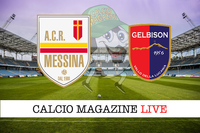 Messina Gelbison cronaca diretta live risultato tempo reale