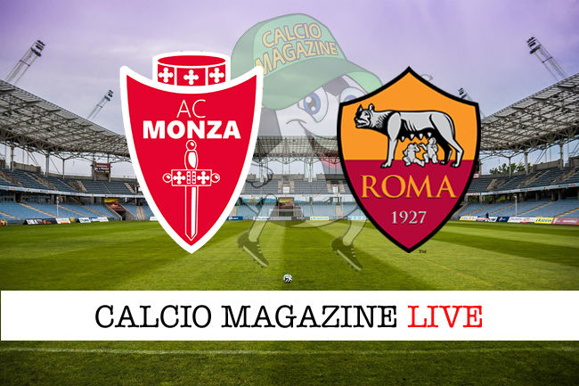 Monza Roma cronaca diretta live risultato in tempo reale