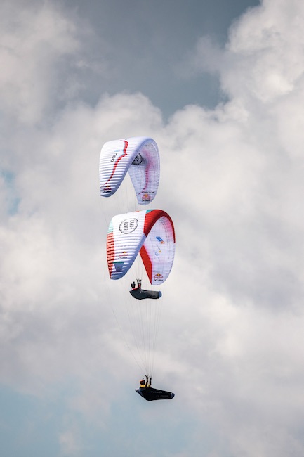 parapendio in volo