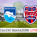 Pescara Virtus Verona cronaca diretta live risultato tempo reale
