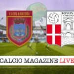 Pontedera Rimini cronaca diretta live risultato tempo reale