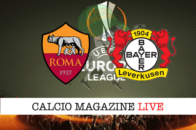 Roma Bayer Leverkusen cronaca diretta risultato in tempo reale