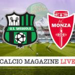 Sassuolo Monza cronaca diretta live risultato tempo reale