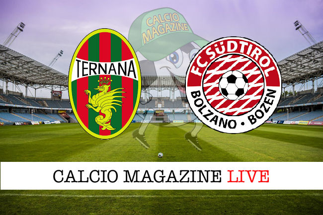 Ternana Sudtirol cronaca diretta risultato in tempo reale