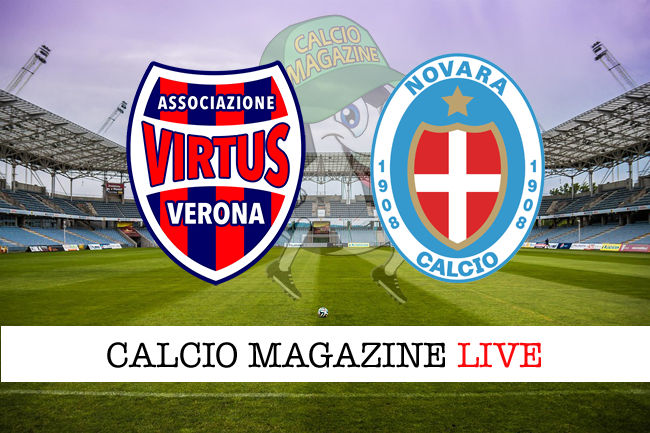 Virtus Verona Novara cronaca diretta live risultato tempo reale