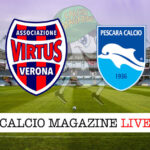 Virtus Verona Pescara cronaca diretta live risultato tempo reale