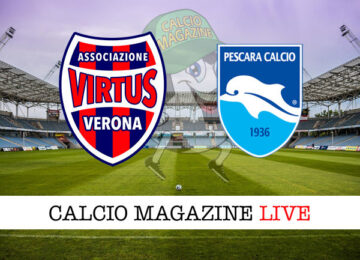 Virtus Verona Pescara cronaca diretta live risultato tempo reale