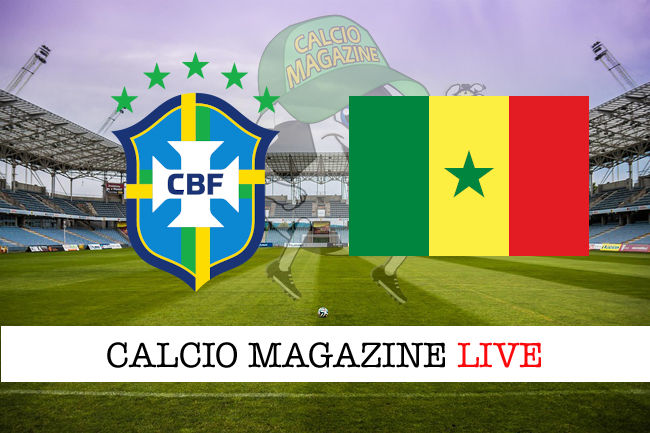 Brasile Senegal cronaca diretta live risultato in tempo reale